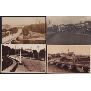 Estonia Group of postcards - Narva -Tee Jaanilinna, Puusild before 1940 (4)