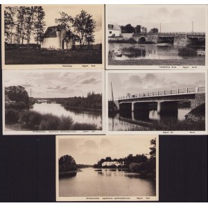 Estonia Group of postcards - Jõgeva - Jõgeva sild, Painküla sild, Sordikasvandus, Katelimägi (5)