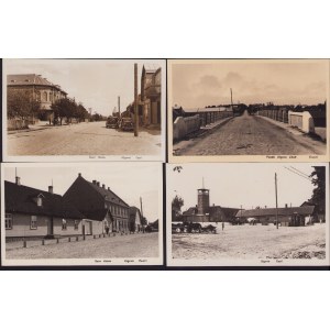 Estonia Group of postcards - Jõgeva - Suur tänav, Vaade Jõgeva sillalt (4)