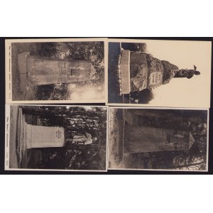 Estonia Group of postcards - Monuments - T. Laks, W. Reiman, L. Koidula before 1940 (4)