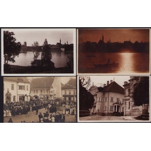 Estonia Group of postcards - Narva - Narva öösel, Narva jõgi, Peetri loss before 1940 (4)