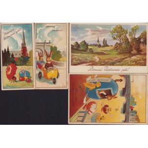 Estonia Group of postcards - Easter before 1940 (4)