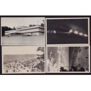 Estonia Group of postcards - Narva-Jõesuu, the Beach, the Beach cafe before 1940 (4)