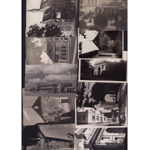 Estonia Group of postcards - Pärnu - Kuurordi klubi, Punane torn, RannakohvikKoidula muuseum, Tallinna värav, Raekoda (1