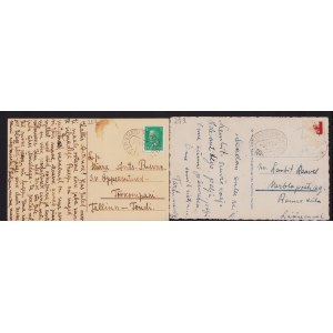 Estonia Group of postcards 1935-1939 - Tartu-Petseri-Valga Postvagun (2)
