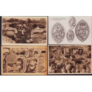 Estonia Group of postcards - Pirita, Pirita kloostri pitsati kujundid, Pirita kloosteri uurimistööde tulemusi before 194
