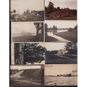 Estonia, Russia Group of postcards - Väike Paralepa, Sallo saar, Peipsi rand, Hiigla kadakas Koitjärvel, Pada linnamägi