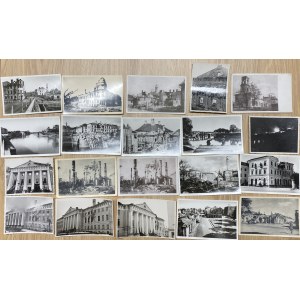 Estonia Group of postcards, photos - sights of Tartu in ruins (20)