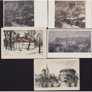 Estonia Group of postcards - Sights of Tallinn (5)