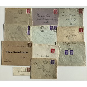 Estonia Group of postcards & envelopes - German occupation (30)