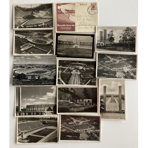 Germany, Italy, Finland Group of postcards - Stadiums & Olympics (13)