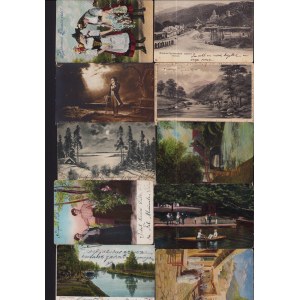 Estonia, Russia - Group of postcards 1907-1908 (10)