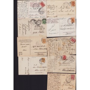 Estonia, Russia - Group of postcards 1908-1909 (9)
