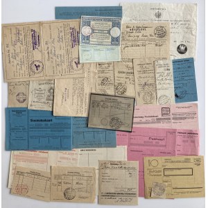 Estonia, Russia, II World War German Occupation documents, postcards, envelopes etc. (68)