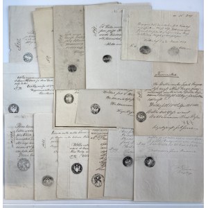 Estonia, Russia Group of historical documents: decisions, testimonies of the municipal court since 1853 (27) & wedding a