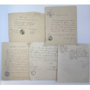 Estonia, Russia Group of documents since 1865 (10)