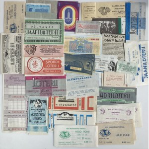 Estonia, Russia USSR Group of Lottery tickets