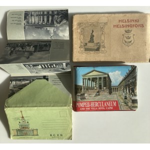 Group of books - views of Russia USSR Pavilion, Helsinki & Pompeii, Herculaneum (3)