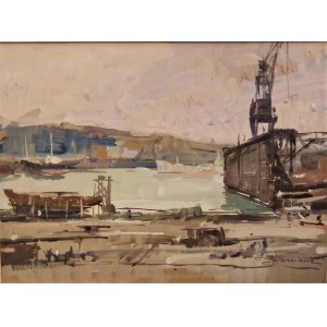 Antoni Suchanek(1901-1982),In the shipyard