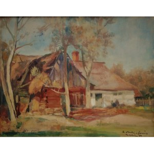 Mieczyslaw Serwin-Oracki(1912-1977),Cottages in Bochnia,1954