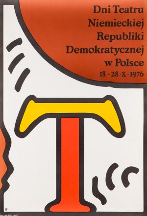 Dni Teatru Niemieckiej Republiki Demokratycznej w Polsce - proj. Jan MŁODOŻENIEC (1929-2000), 1976