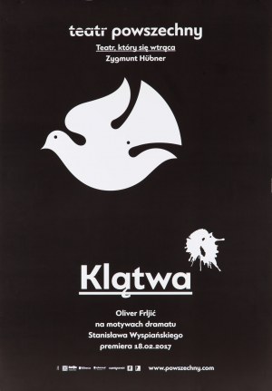 Klątwa. Teatr Powszechny w Warszawie - proj. HOMEWORK: Joanna GÓRSKA (ur. 1976), Jerzy SKAKUN (ur. 1973), 2017