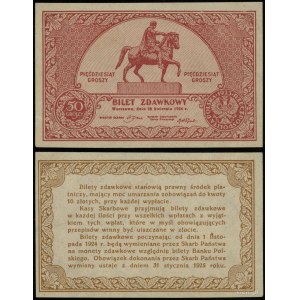 Polen, 50 groszy, 28.04.1924
