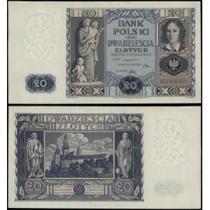 Poland, 20 zloty, 11.11.1936