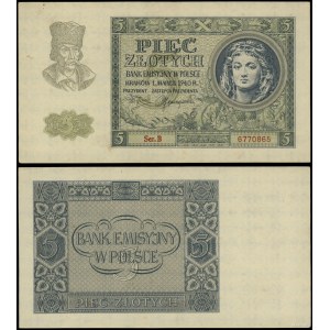 Polska, 5 złotych, 1.03.1940