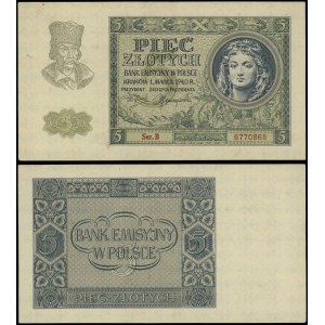 Polen, 5 Zloty, 1.03.1940