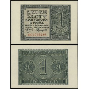 Polska, 1 złoty, 1.08.1941