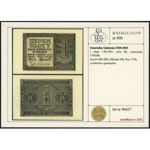 Polska, 1 złoty, 1.08.1941