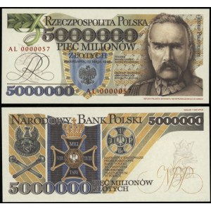 Poland, 5,000,000 zloty, 12.05.1995