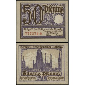 Westpreußen, 50 fenig, 15.04.1919