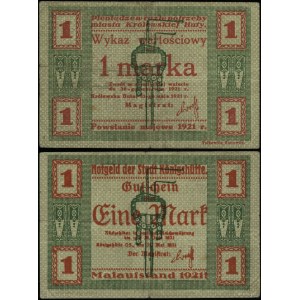 Schlesien, 1 Mark, 31.05.1921