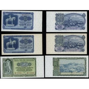 Czechosłowacja, zestaw: 2 x 25 koron, 50 koron, 1953