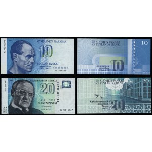 Finlandia, zestaw 2 banknotów