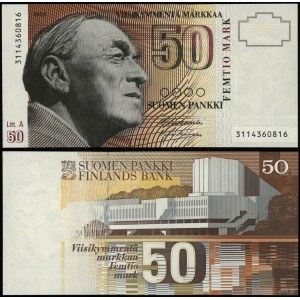 Finlandia, 50 marek, 1986