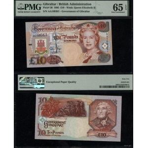 Gibraltar, 10 funtów, 1.07.1995