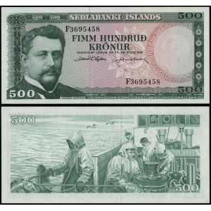 Islandia, 500 koron, 29.03.1961