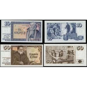 Iceland, set: 10 and 50 kroner, 29.03.1961 (1981)