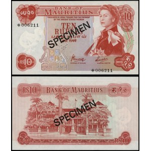 Mauritius, 10 rupees, no date (1978)