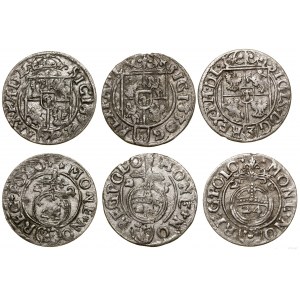 Polska, zestaw 7 x półtorak, 1619, 1620, 2 x 1622, 2 x 1623, 1624, Bydgoszcz