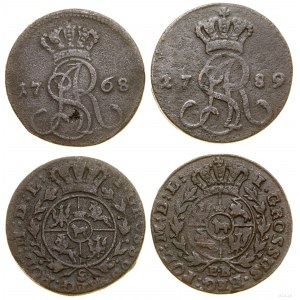 Poland, set of 2 x 1 penny