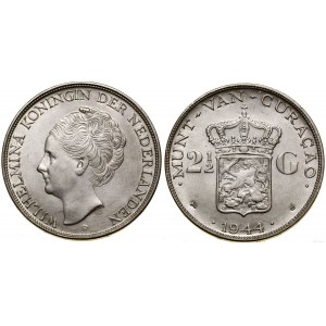 Curacao, 2 1/2 guldena, 1944