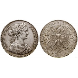 Niemcy, dwutalar = 3 1/2 guldena, 1861, Frankfurt