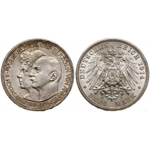 Niemcy, 3 marki, 1914 A, Berlin