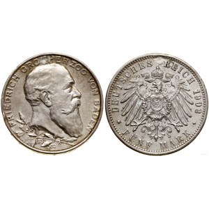 Niemcy, 5 marek, 1902, Karlsruhe