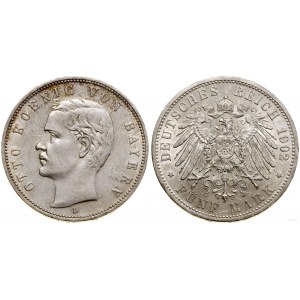 Niemcy, 5 marek, 1902 D, Monachium