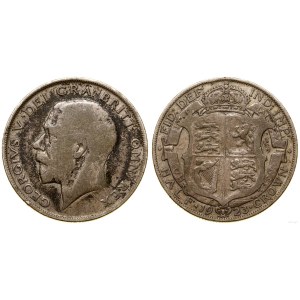Wielka Brytania, 1/2 korony, 1923, Londyn